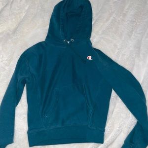 Champion Green Hoodie - Size XS